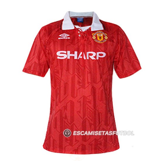 Camiseta Manchester United 1ª Retro 1992-1993 - Haga un click en la imagen para cerrar